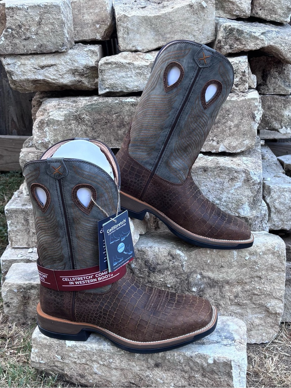 TWISTED X ‘Tech x’ Square Toe Work Boots